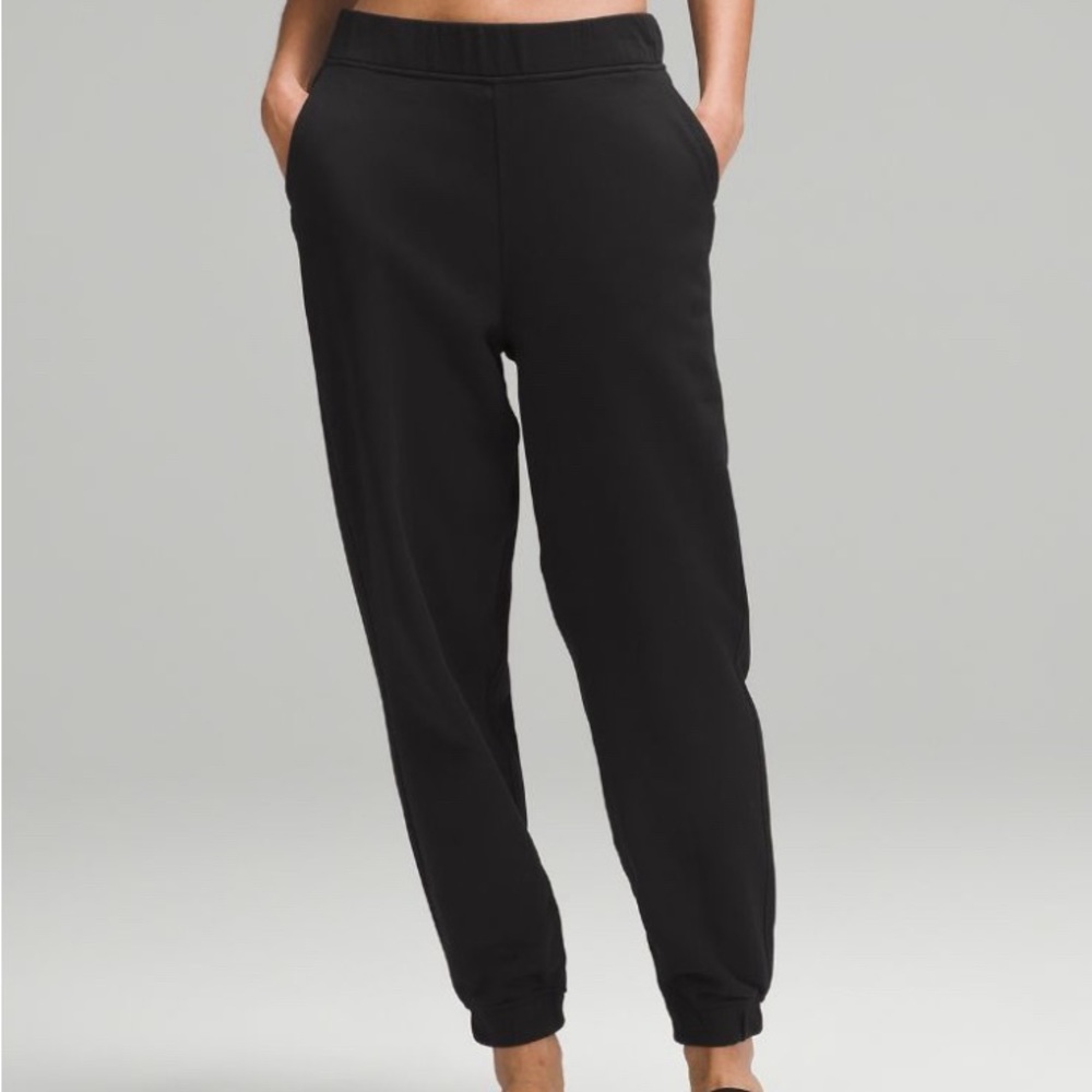 lululemon athletica Black Cozy Jogger Track Pants